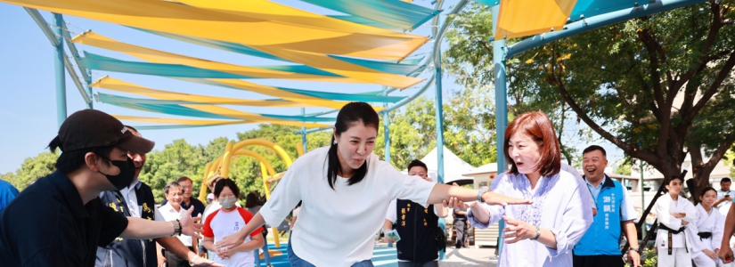 草屯鎮新亮點 酷比親子運動公園盛大啟用 滿足各年齡需求